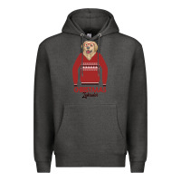 Charcoal Heather Christmas Labrador Premium Hoodie - Bettercallsaul