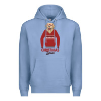 Colony Blue Christmas Labrador Premium Hoodie - Bettercallsaul