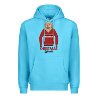 Ocean Blue Christmas Labrador Premium Hoodie - Bettercallsaul