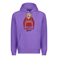 Purple Christmas Labrador Premium Hoodie - Bettercallsaul