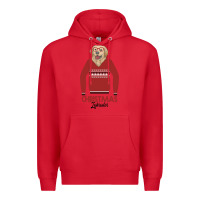 Red Christmas Labrador Premium Hoodie - Bettercallsaul