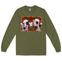Army Green christmas heifers Long Sleeve Tee - Jasminsmagicworld
