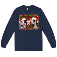 Navy christmas heifers Long Sleeve Tee - Jasminsmagicworld