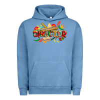 Pigment Pebble Blue cinco de mayo director Urban Hoodie - CowGirlArtShop