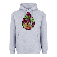 Heather Grey Hispanic Heritage Heavyweight Hoodie - BundleAndBundleShop