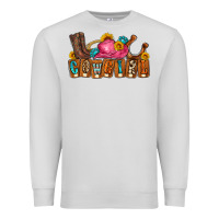 Dove Grey cowgirl Premium Sweatshirt - LillyAllenDesigns