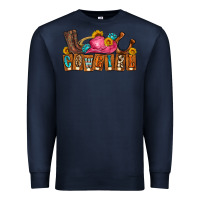 Navy cowgirl Premium Sweatshirt - LillyAllenDesigns