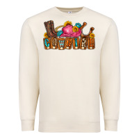 Sandshell cowgirl Premium Sweatshirt - LillyAllenDesigns