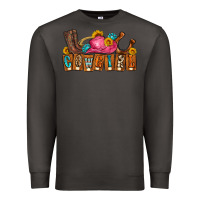 Smoke cowgirl Premium Sweatshirt - LillyAllenDesigns