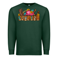 Sports Green cowgirl Premium Sweatshirt - LillyAllenDesigns