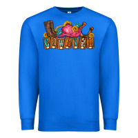 True Royal cowgirl Premium Sweatshirt - LillyAllenDesigns