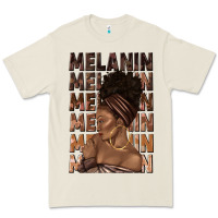 Melanin Melanin Melanin With Afro Girl Premium Tee | Teevron