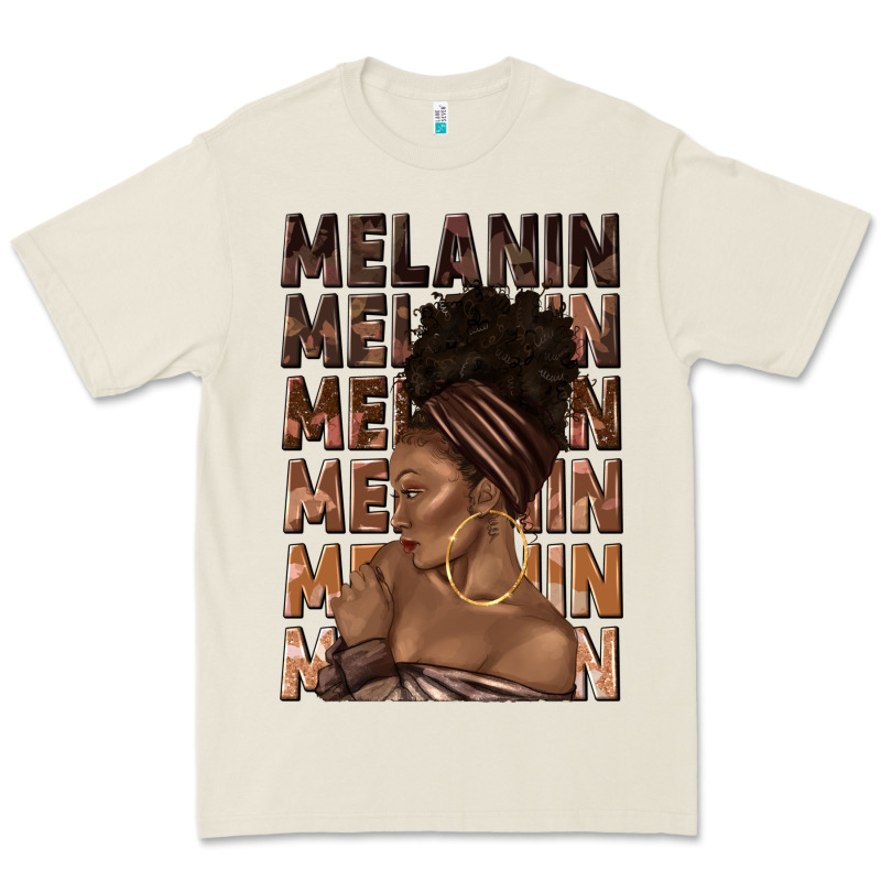 Melanin Melanin Melanin With Afro Girl Premium Tee by texasbilliewilder | Teevron