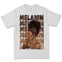 Dove Grey melanin melanin melanin with afro girl Premium Tee - texasbilliewilder