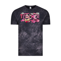 Cloud Black breast cancer teacher Vintage Tee - Artiststas