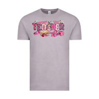 Breast Cancer Teacher Vintage Tee | Teevron