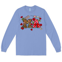 Colony Blue valentines day ma Long Sleeve Tee - NancyCooperArtShop