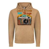 Vintage Camel collect moments not things sunflower gemstone vintage camera Vintage Hoodie - FaDigitalArtStudio