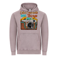 Vintage Zinc collect moments not things sunflower gemstone vintage camera Vintage Hoodie - FaDigitalArtStudio