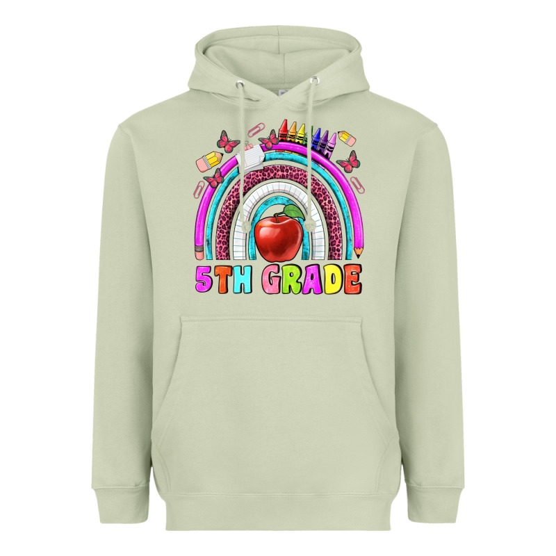 5 Th Grade Heavyweight Hoodie by BundleAndBundleShop | Teevron