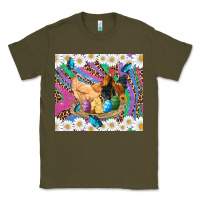 Easter Farm Chicken Chick Rooster Daisys Butterfly Sunflower Eggs Glit Classic Tee | Teevron