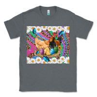 Charcoal Heather easter farm chicken chick rooster daisys butterfly sunflower eggs glit Classic Tee - Artiststas