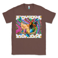 Chestnut easter farm chicken chick rooster daisys butterfly sunflower eggs glit Classic Tee - Artiststas