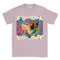 Lilac easter farm chicken chick rooster daisys butterfly sunflower eggs glit Classic Tee - Artiststas