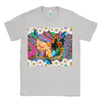 Moon Dust easter farm chicken chick rooster daisys butterfly sunflower eggs glit Classic Tee - Artiststas