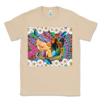 Mushroom easter farm chicken chick rooster daisys butterfly sunflower eggs glit Classic Tee - Artiststas