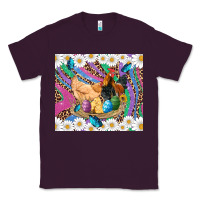 Plum easter farm chicken chick rooster daisys butterfly sunflower eggs glit Classic Tee - Artiststas
