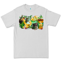 Dove Grey monkey coffee cups Premium Tee - Zillion Design Studio