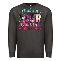 Smoke making hair beautiful is kinda my thing Premium Sweatshirt - LillyAllenDesigns
