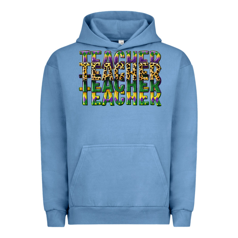 Teacher Mardi Gras Urban Hoodie by CowGirlArtShop | Teevron