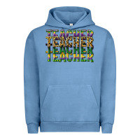 Pigment Pebble Blue teacher mardi gras Urban Hoodie - CowGirlArtShop