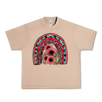 Burro valentines sunflower rainbow Urban Heavy Tee - JahusDesignShop