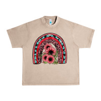 French Oak valentines sunflower rainbow Urban Heavy Tee - JahusDesignShop