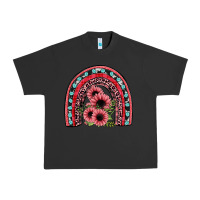Pigment Black valentines sunflower rainbow Urban Heavy Tee - JahusDesignShop