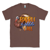 Chestnut Fall Gobble Gobble Y'all Classic Tee - LillyAllenDesigns