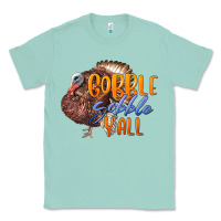 Seafoam Fall Gobble Gobble Y'all Classic Tee - LillyAllenDesigns