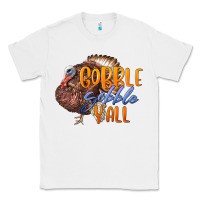 White Fall Gobble Gobble Y'all Classic Tee - LillyAllenDesigns
