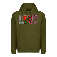 Army Green Love Christmas Premium Hoodie - Bettercallsaul