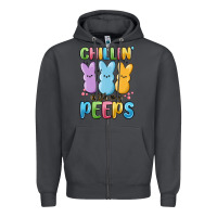 Smoke chillin' with my peeps Zipper Hoodie - MaliasSmallBusiness
