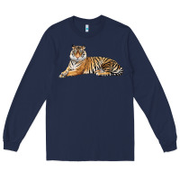 Navy Tiger Long Sleeve Tee - LillyAllenDesigns