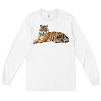White Tiger Long Sleeve Tee - LillyAllenDesigns