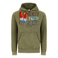 Vintage Olive sweet land of liberty Vintage Hoodie - RacoonDesign