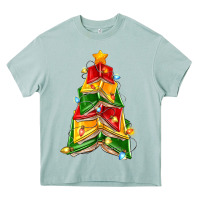 Arona christmas book tree Heavy Core Tee - Zillion Design Studio