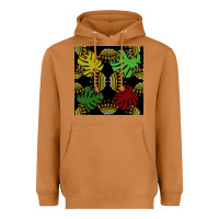 Meerkat african and leaf seamless pattern Heavyweight Hoodie - BundleAndBundleShop