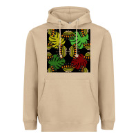 Mushroom african and leaf seamless pattern Heavyweight Hoodie - BundleAndBundleShop