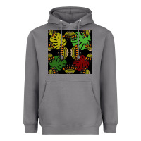 Storm african and leaf seamless pattern Heavyweight Hoodie - BundleAndBundleShop